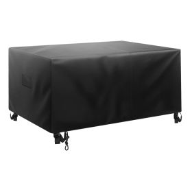 Patio Furniture Cover, 420D Heavy Duty Waterproof Outdoor Dining Table and Chairs Cover, Large Squre Patio Table Covers with Air Vent for All Weather