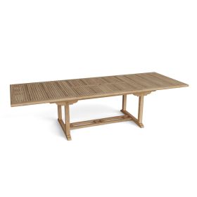Valencia 117" Rectangular Double Extension Table
