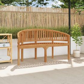Banana Bench 59.4" Solid Teak Wood
