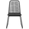 Dining Chair Set of 4 Black