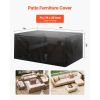Patio Furniture Cover, 420D Heavy Duty Waterproof Outdoor Dining Table and Chairs Cover, Large Squre Patio Table Covers with Air Vent for All Weather