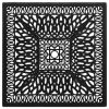 Patio Table Black 35.4"x35.4"x28.7" Cast Aluminum