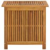 Garden Storage Box 23.6"x19.7"x22.8" Solid Wood Acacia