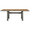 Garden Table Light grey and brown